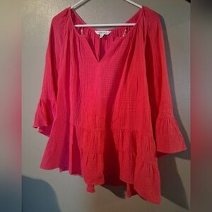 The Pioneer Woman Vibrant Pink Blouse